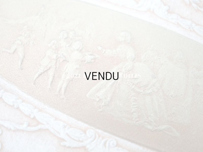 画像5:  アンティーク 『マルキーズ・ ドゥ・セヴィニエ』のドラジェボックス お菓子箱 薔薇とリボンのガーランド - MARQUISE DE SEVIGNE PARIS -