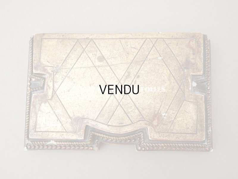 画像3: 19世紀 アンティーク 木製の台座 ゴールド 花のモチーフ