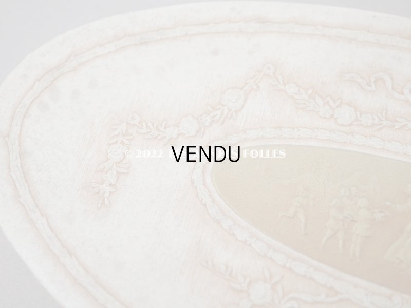 画像7:  アンティーク 『マルキーズ・ ドゥ・セヴィニエ』のドラジェボックス お菓子箱 薔薇とリボンのガーランド - MARQUISE DE SEVIGNE PARIS -