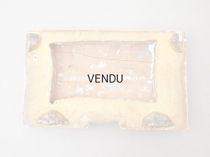 画像4: 19世紀 アンティーク 木製の台座 ゴールド 花のモチーフ