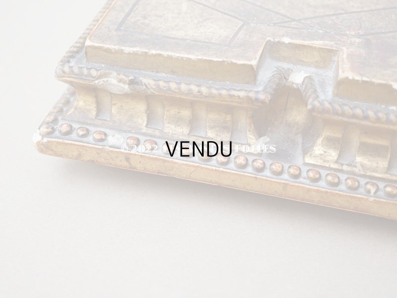 画像13: 19世紀 アンティーク 木製の台座 ゴールド 花のモチーフ