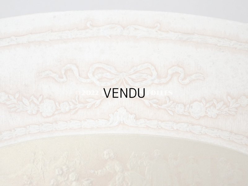 画像3:  アンティーク 『マルキーズ・ ドゥ・セヴィニエ』のドラジェボックス お菓子箱 薔薇とリボンのガーランド - MARQUISE DE SEVIGNE PARIS -