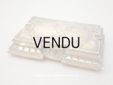 19世紀 アンティーク 木製の台座　ゴールド 花のモチーフ