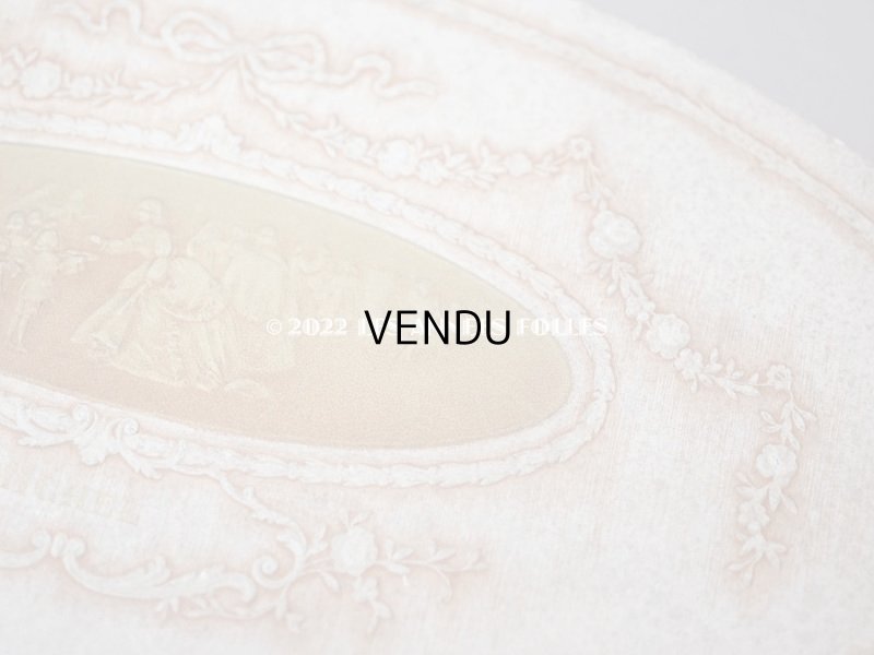 画像8:  アンティーク 『マルキーズ・ ドゥ・セヴィニエ』のドラジェボックス お菓子箱 薔薇とリボンのガーランド - MARQUISE DE SEVIGNE PARIS -