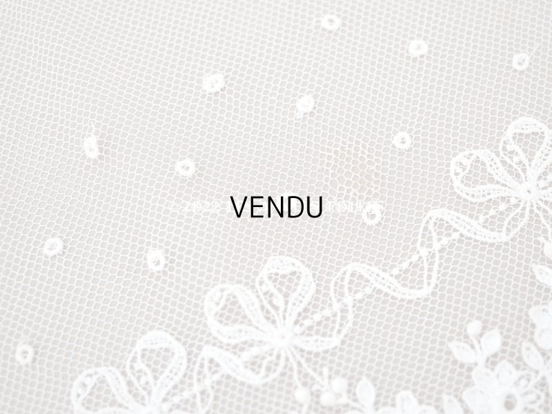 画像9: アンティーク リボン＆花のガーランド 小さなポンポン付 幅広レース   幅18cm