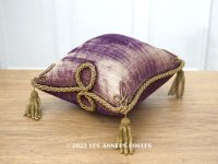 19世紀末 アンティーク グローブ・ド・マリエのクッション ピンクッション 紫