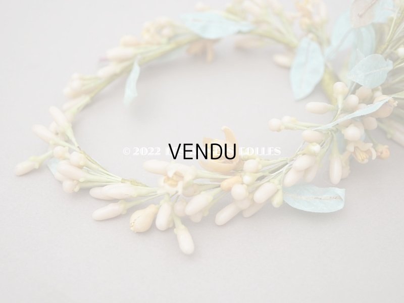 画像7: アンティーク ワックスフラワーのティアラ ウェディング 結婚式 