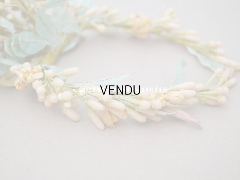 画像6: アンティーク ワックスフラワーのティアラ ウェディング 結婚式 