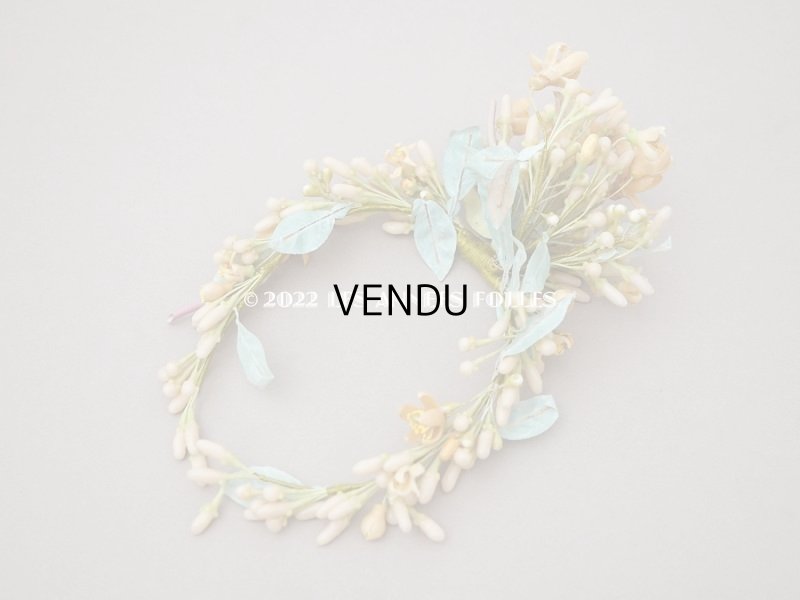 画像5: アンティーク ワックスフラワーのティアラ ウェディング 結婚式 