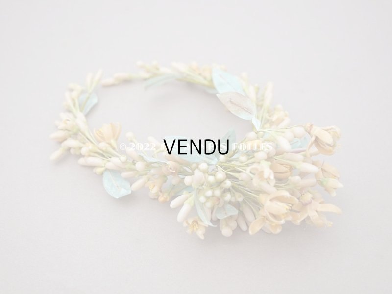 画像4: アンティーク ワックスフラワーのティアラ ウェディング 結婚式 