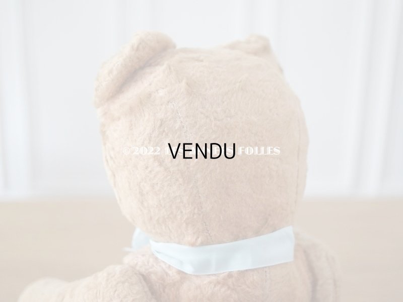 画像12: アンティーク ベア 淡いピンク