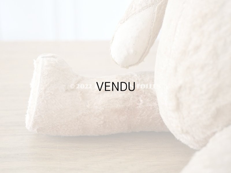 画像6: アンティーク ベア 淡いピンク