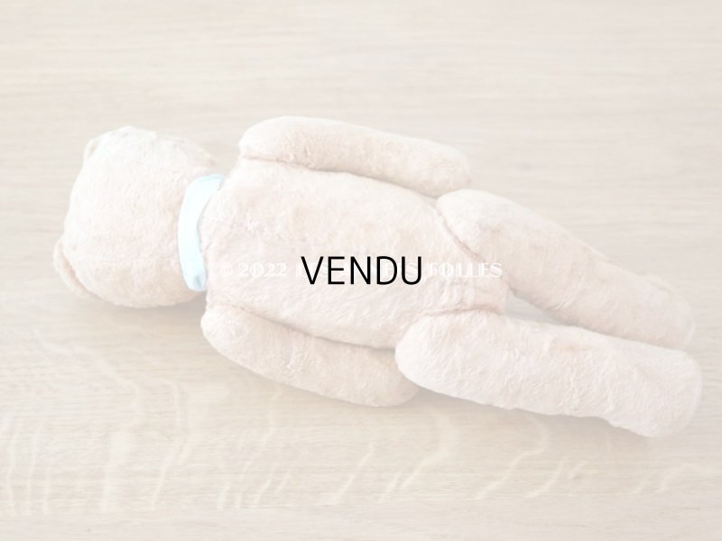 画像7: アンティーク ベア 淡いピンク