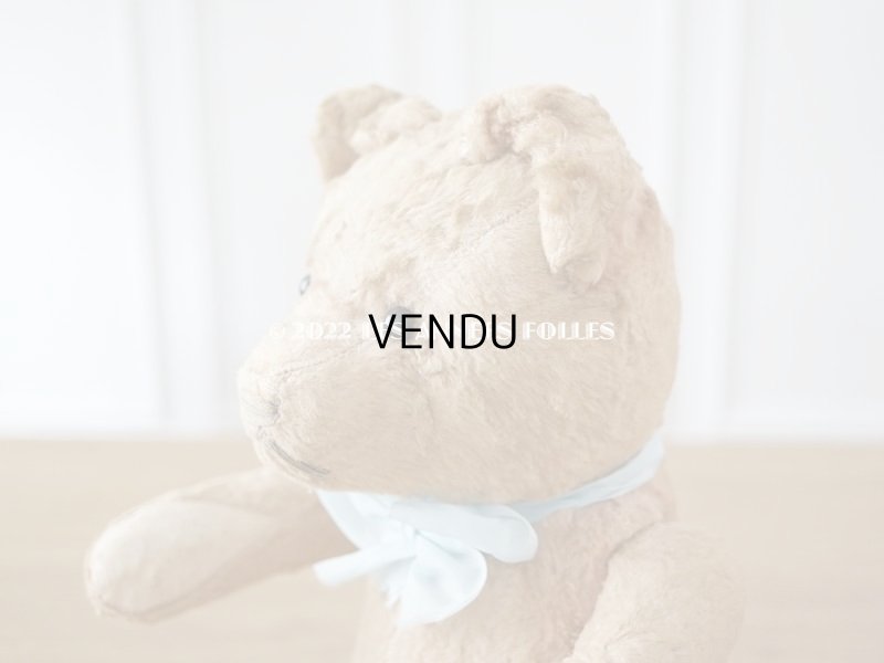 画像3: アンティーク ベア 淡いピンク