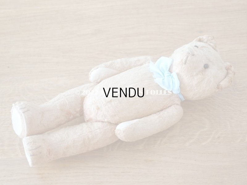 画像8: アンティーク ベア 淡いピンク