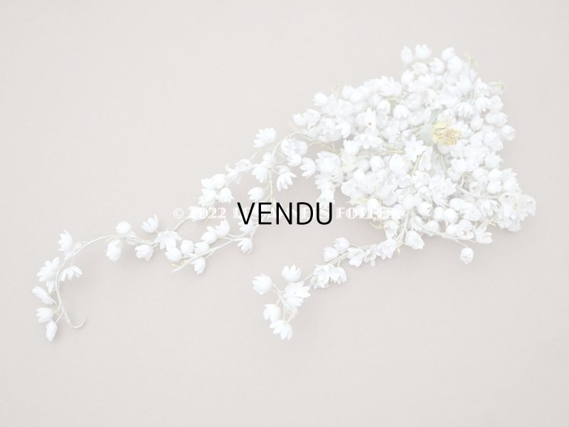 画像10: アンティーク 鈴蘭の布花 ヘッドドレス