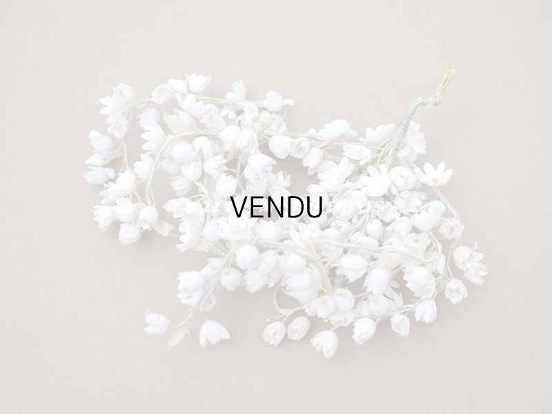 画像3: アンティーク 鈴蘭の布花 ヘッドドレス