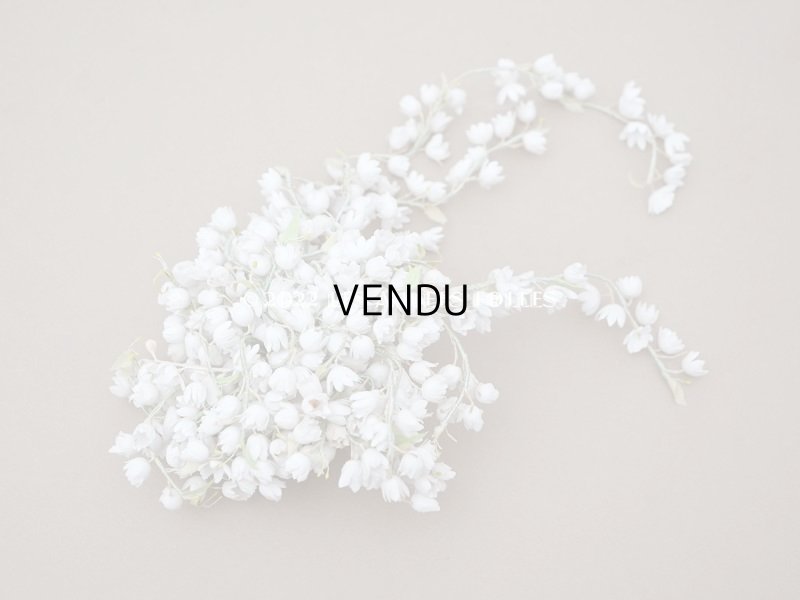 画像7: アンティーク 鈴蘭の布花 ヘッドドレス