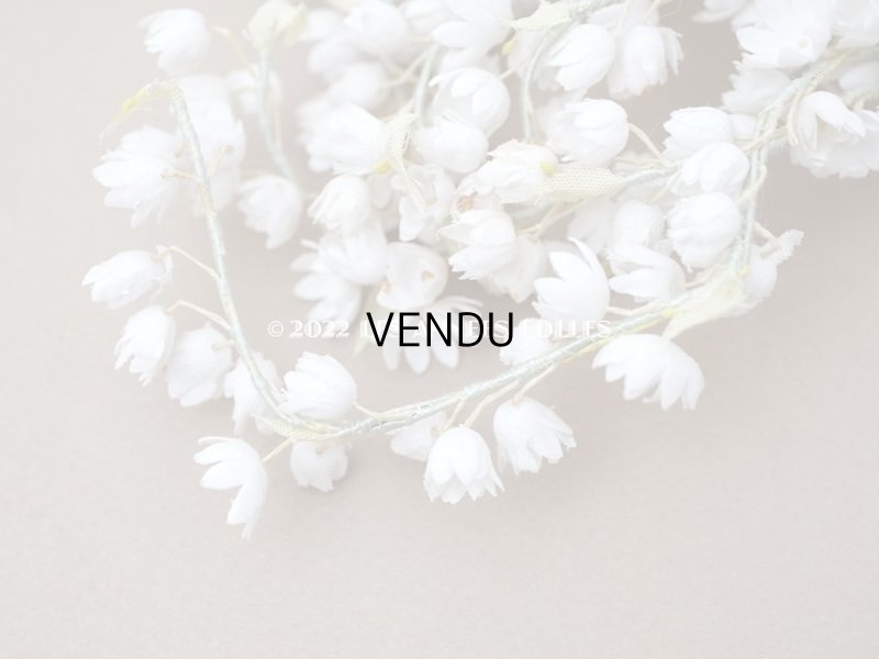 画像4: アンティーク 鈴蘭の布花 ヘッドドレス