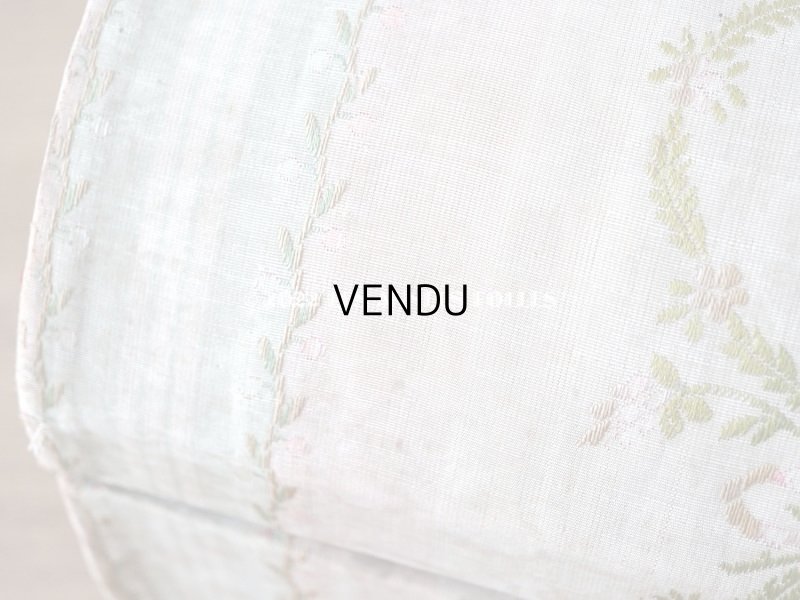 画像12: 18世紀 アンティーク 大きなコフレ　花模様のシルク地