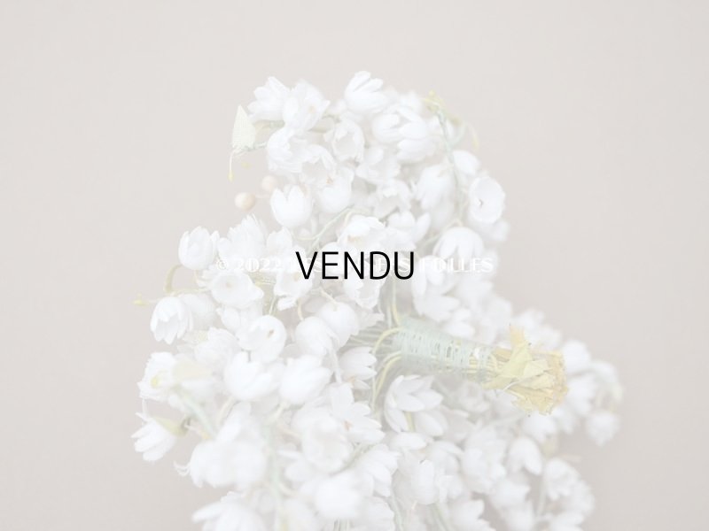 画像11: アンティーク 鈴蘭の布花 ヘッドドレス