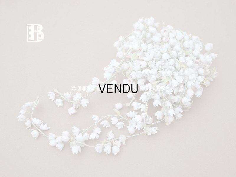 画像6: アンティーク 鈴蘭の布花 ヘッドドレス