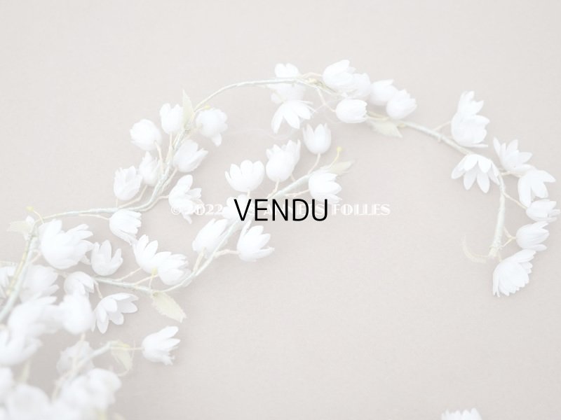 画像8: アンティーク 鈴蘭の布花 ヘッドドレス