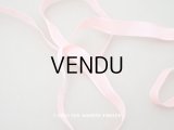 【クリスマスセール2022対象外】アンティーク シルク製リボン ピンク 2.45m  