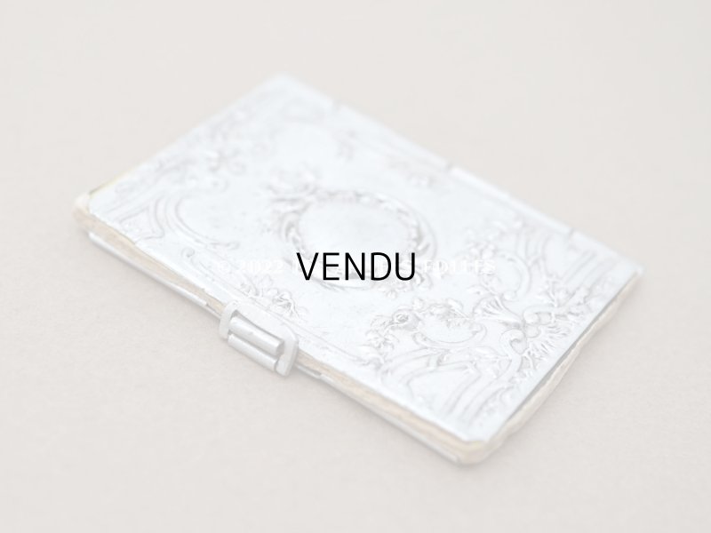 画像4: 【クリスマスセール2022対象外】1934年代 アンティーク ビジュートリーの小さなカレンダーのカルネ  ロカイユ装飾