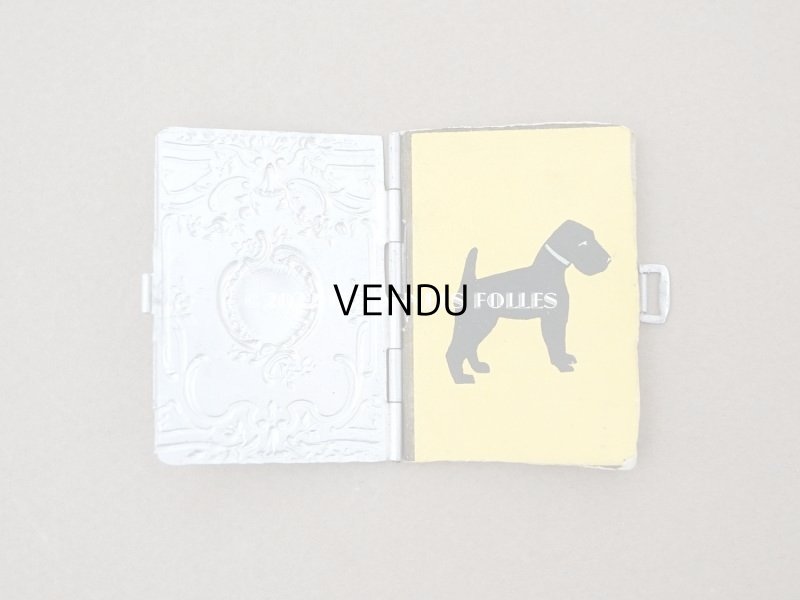 画像5: 【クリスマスセール2022対象外】1934年代 アンティーク ビジュートリーの小さなカレンダーのカルネ  ロカイユ装飾