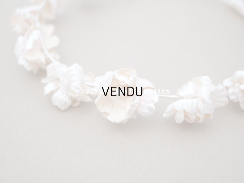 画像13: アンティーク パウダーピンクの花冠 ティアラ ヴェールガール