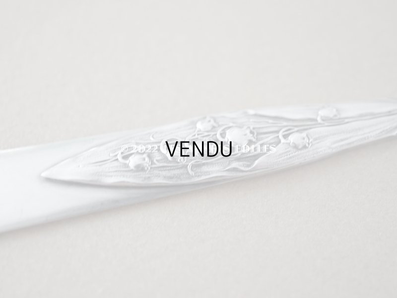 画像4: 【クリスマスセール2022対象外】1900年頃 アンティーク シルバー製　鈴蘭のブックマーク & レターオープナー 