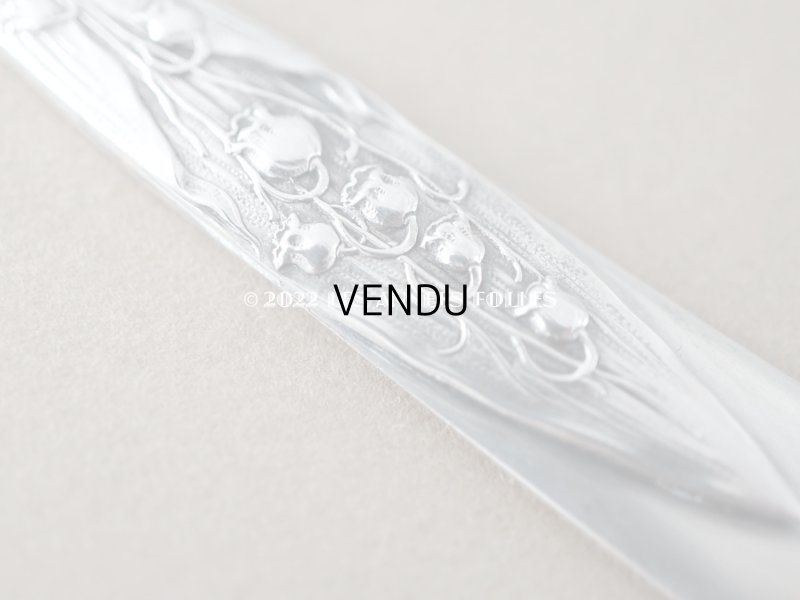 画像5: 【クリスマスセール2022対象外】1900年頃 アンティーク シルバー製　鈴蘭のブックマーク & レターオープナー 