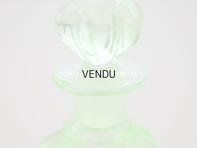 画像8: 【クリスマスセール2022対象外】アンティーク ウラングラスのパフュームボトル クリスタル製