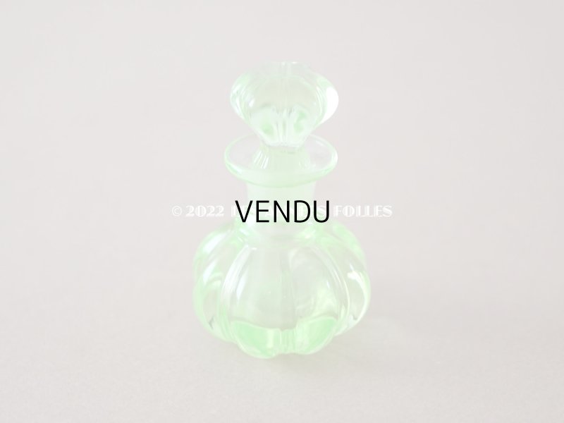 画像6: 【クリスマスセール2022対象外】アンティーク ウラングラスのパフュームボトル クリスタル製