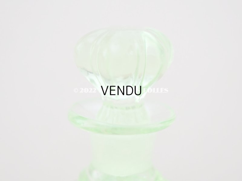 画像9: 【クリスマスセール2022対象外】アンティーク ウラングラスのパフュームボトル クリスタル製