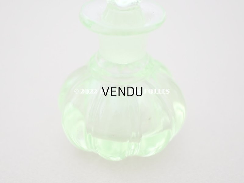 画像7: 【クリスマスセール2022対象外】アンティーク ウラングラスのパフュームボトル クリスタル製