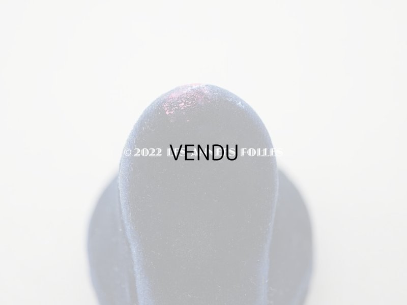 画像5: 【クリスマスセール2022対象外】19世紀 アンティーク リングボックス ナイトブルーのベルベット ジュエリーボックス