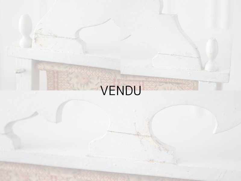 画像8: 【セール対象外】【クーポン対象外】アンティーク カルトナージュチェスト  薔薇模様