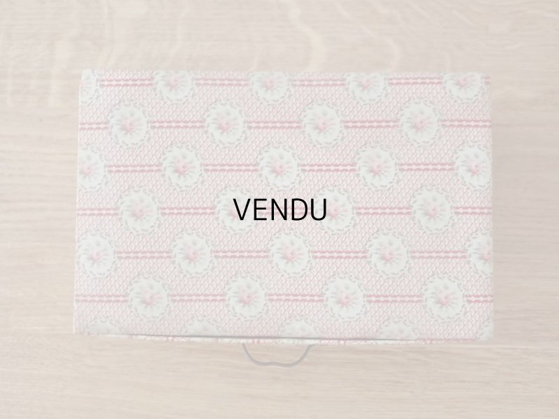 画像10: 【セール対象外】【クーポン対象外】アンティーク カルトナージュチェスト  薔薇模様