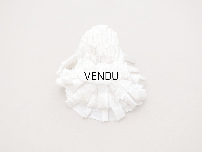 画像4: 【クリスマスセール2022対象外】アンティーク ミニョネット用 小さな帽子 シルクシフォン＆布花 ドール用