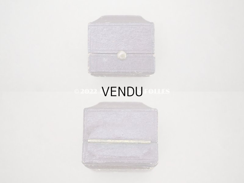 画像7: 【クリスマスセール2022対象外】19世紀 アンティーク 小さなリングボックス　ブラウン ジュエリーボックス