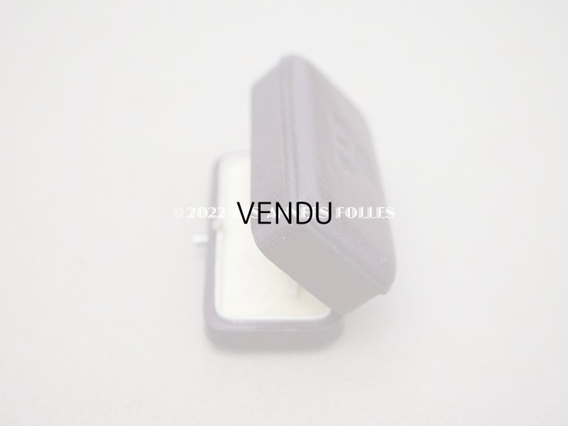 画像7: 【クリスマスセール2022対象外】アンティーク 本革製 王冠＆イニシャルの型押し　 ジュエリーボックス　ブラウン