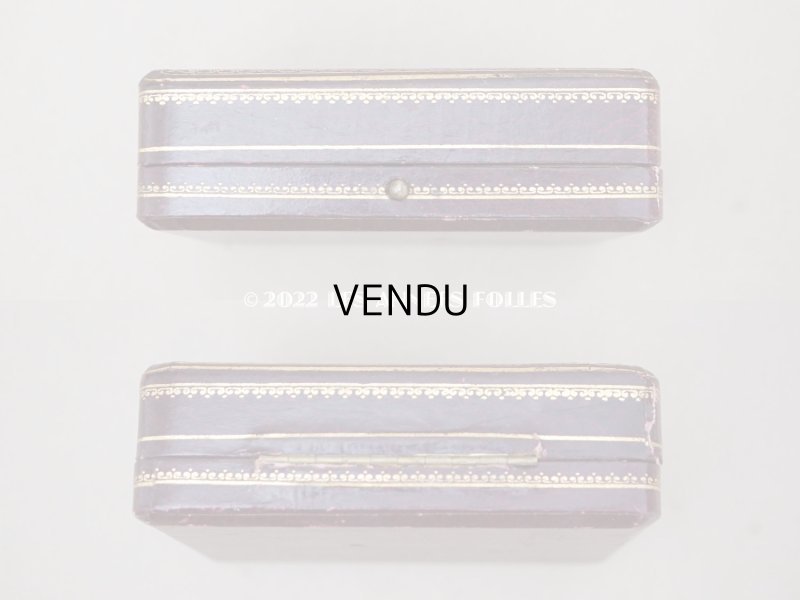 画像4: アンティーク 金彩入り ジュエリーボックス ダークブラウン