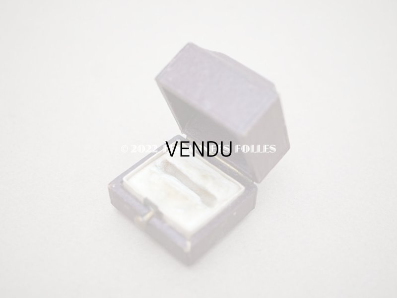 画像3: 【クリスマスセール2022対象外】19世紀 アンティーク 小さなリングボックス　ブラウン ジュエリーボックス