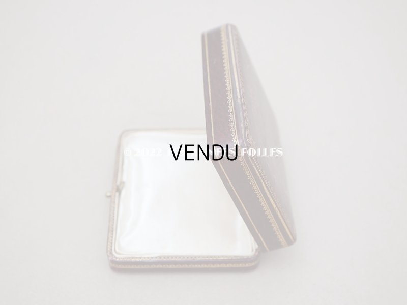 画像7: アンティーク 金彩入り ジュエリーボックス ダークブラウン