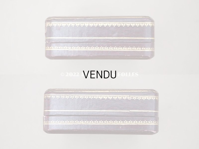 画像5: アンティーク 金彩入り ジュエリーボックス ダークブラウン