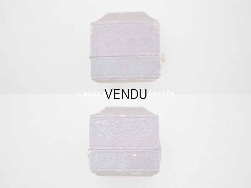 画像8: 【クリスマスセール2022対象外】19世紀 アンティーク 小さなリングボックス　ブラウン ジュエリーボックス