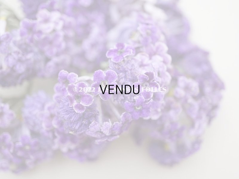 画像4: 【クリスマスセール2022対象外】アンティーク 紫のベルベットの布花　大きなブーケ