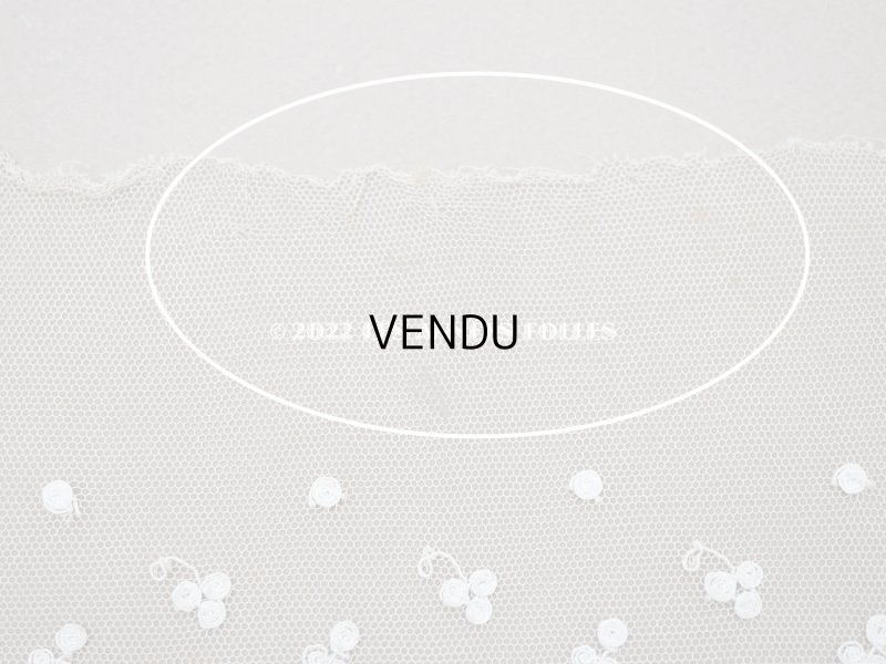 画像5: 【クリスマスセール2022対象外】アンティーク 花刺繍の幅広レース  92cm 幅11.5〜15cm